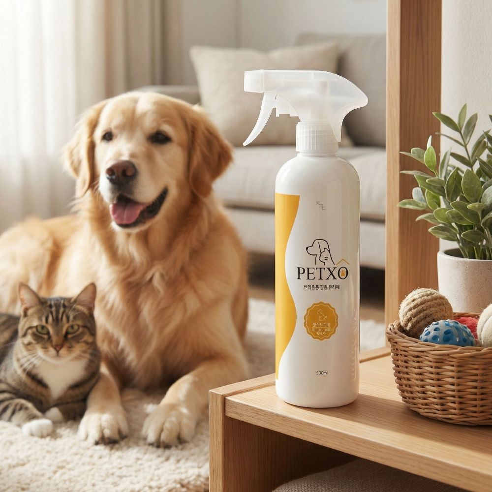펫코 강아지탈취제 집 냄새 제거 장난감 실내탈취 스프레이 500ml - 상품 이미지