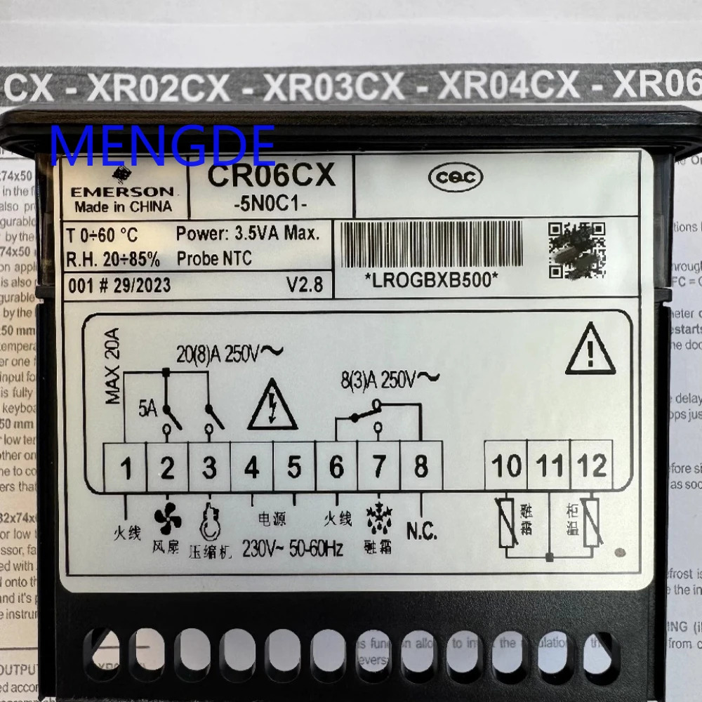 EMERSON CR06CX CR06CX-5N0C1 온도 컨트롤러 원본