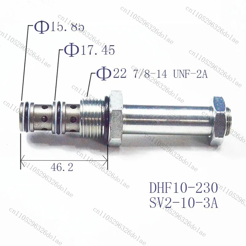 DHF10-230 SV2-10-3A 이위치 삼방향 나사형 카트리지 솔레노이드 방향성 유압 밸브