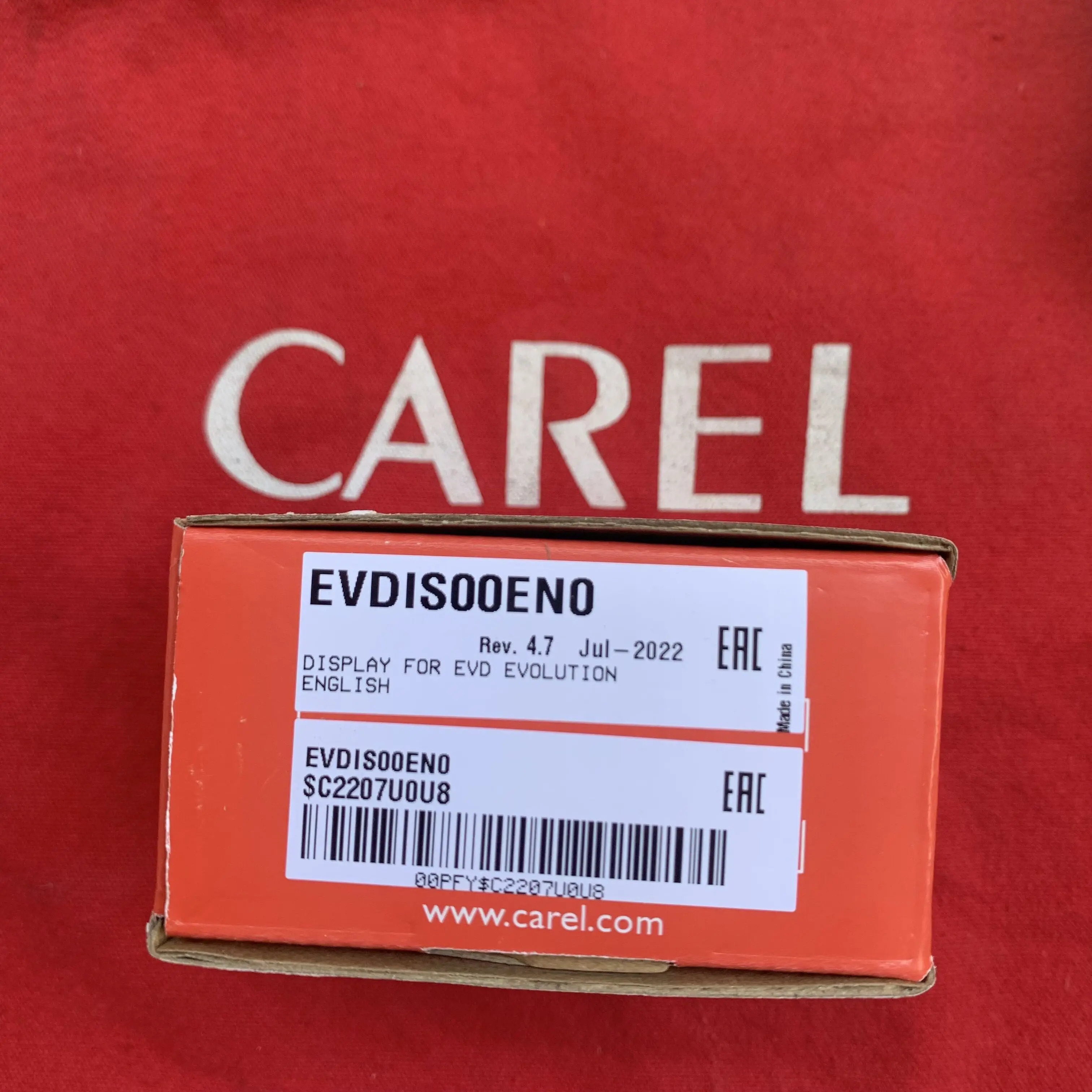 CAREL EVDIS00EN0 전팽창 밸브 드라이브 모듈 디스플레이 원본
