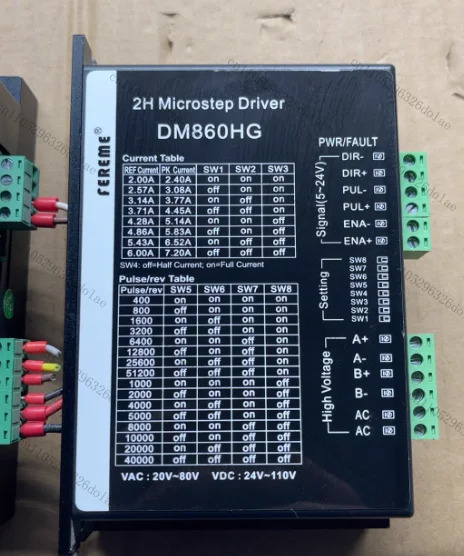 1개 DM860HG 디지털 86형 스테퍼 모터 드라이버 리퍼 완료
