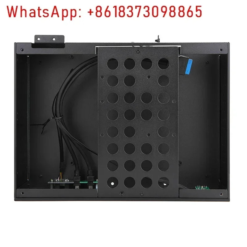 XQBOX A02 알루미늄 쉘 철 프레임HTPC 수평 ITX 미니 소형하프 높이 그래픽 카드