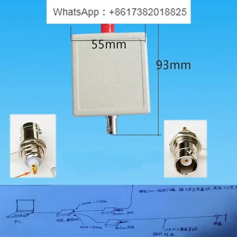 14 1-56MHzz 3000W HAM 윈튼 안테나 Barron 수신기 50ohm  200ohmsnew