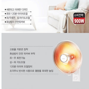 벽걸이히터 벽걸이형 카본히터 벽걸이 전기 난로 열 선풍기 개봉기 | 실사용 후기 - 상품 이미지 2