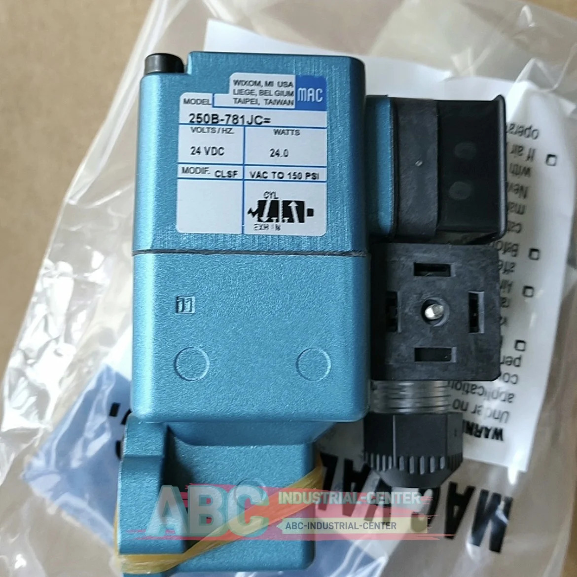 솔레노이드 밸브 신규 250B-781JC 250B-781JJ