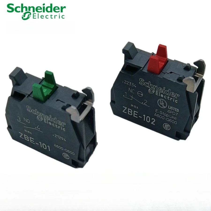 10 PCS Schneider ZBE101 ZBE102 XB4 버튼 접촉 모듈 ZBE1015 ZBE1025 신규