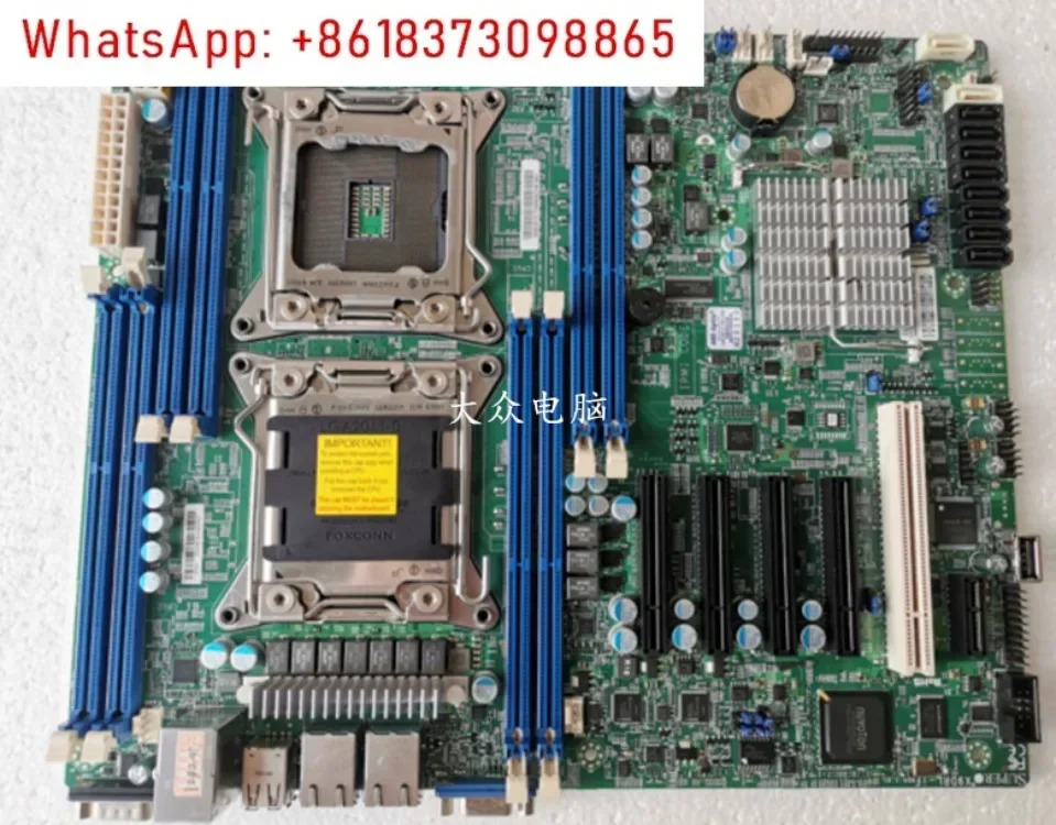 X9DRL-iF/3F X79 듀얼 채널 서버 마더보드 E5-2690V2 렌더링 멀티 스위치 지원