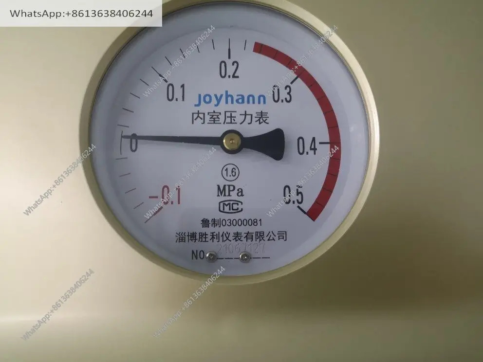 오리지널 오토클레이브 압력계 - 0.10.5 내부 챔버 샌드위치