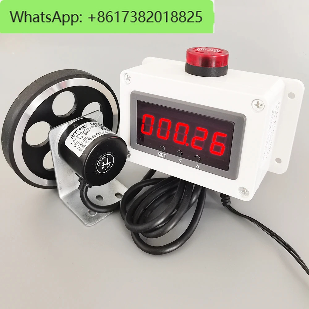 AC 100-240V 산업롤러 고정밀 미터 카운터 야드 디지털 디스플레이 전코드 인코더