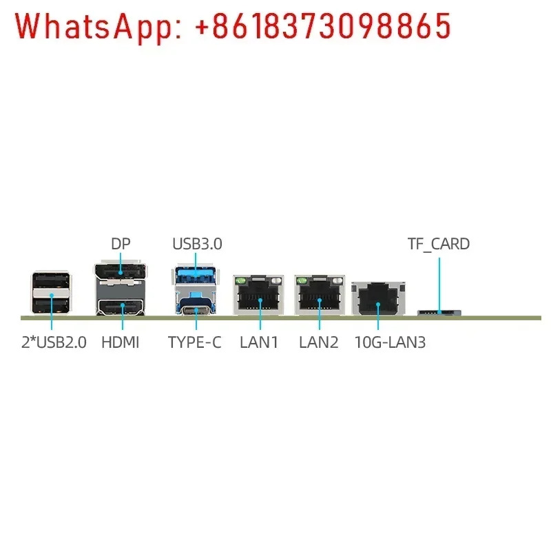 i3 N305 6비트 NAS 메보드기가비트 네트워크 포트 2 2.5G/1기가비트 m.2