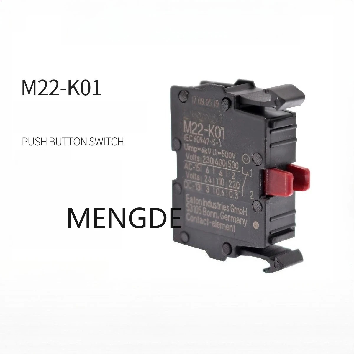 10PCS 접촉기 보조 접점 스위치 M22-K10 M22-K01 M22-KC10 M22-KC01 원본