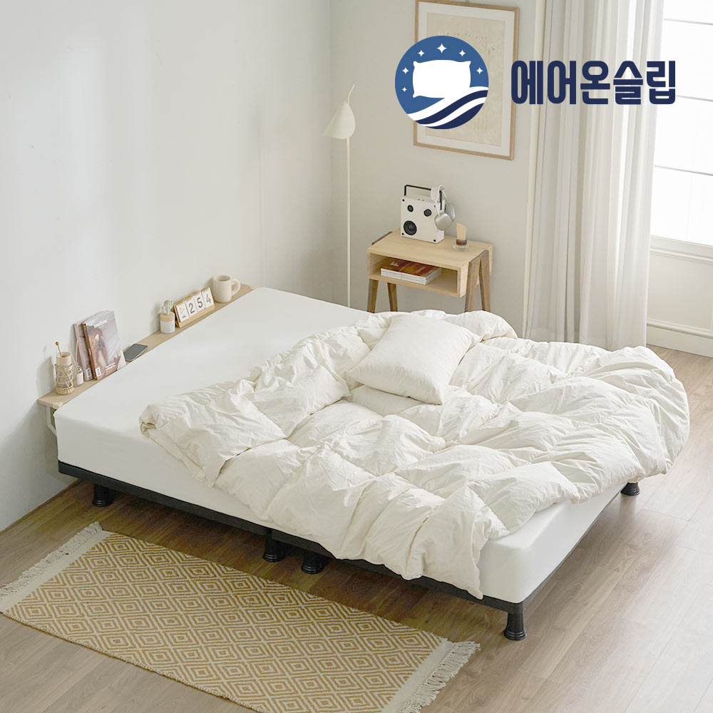 100%국내생산 E0헤드선반+PP파운데이션(다리포함) 싱글S