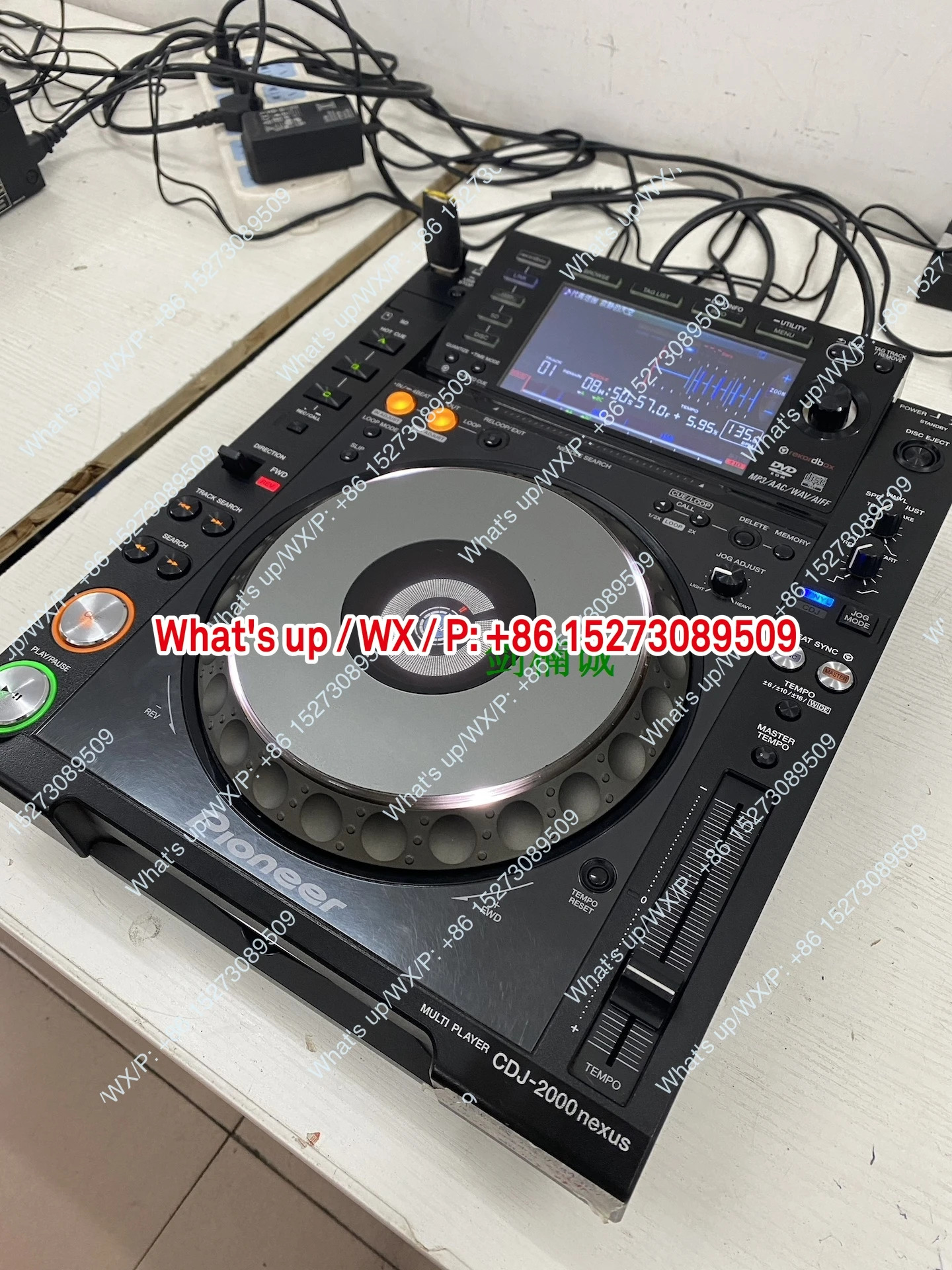 Pioneer CDJ-2000NEXUS 플레이어 2000 대 파형 디스플레이 U 공유