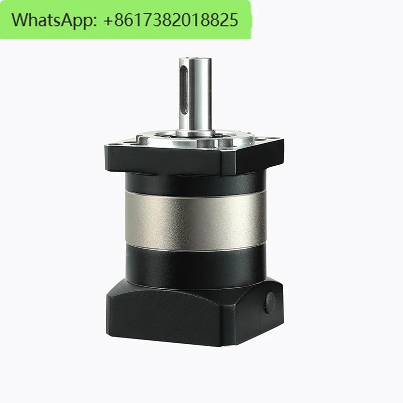 고정밀 유성 감속기 PLF90에는 750W 서보모터 감속기와 86 스테퍼 기어박스가 장착되어 있습니다.