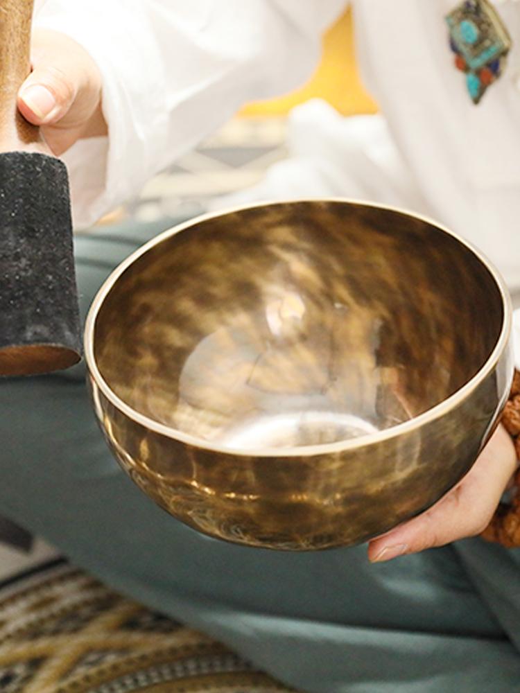 싱잉볼 그릇 명상도구 이너링볼 수양 요가 티벳종 힐링 20cm - 상세 이미지 4