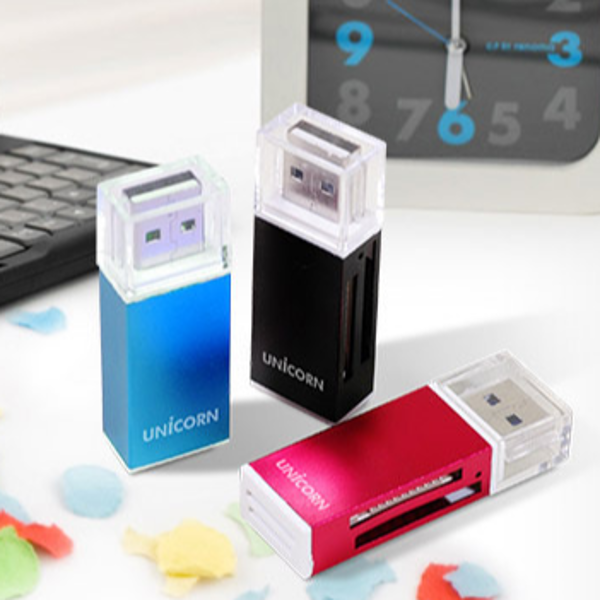 컴팩트 usb 카드 리더기 초소형 휴대용 카드 리더기 노트북 메모리 - 상품 이미지