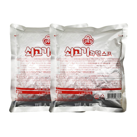 오뚜기 쇠고기라면스프 285g, 2개