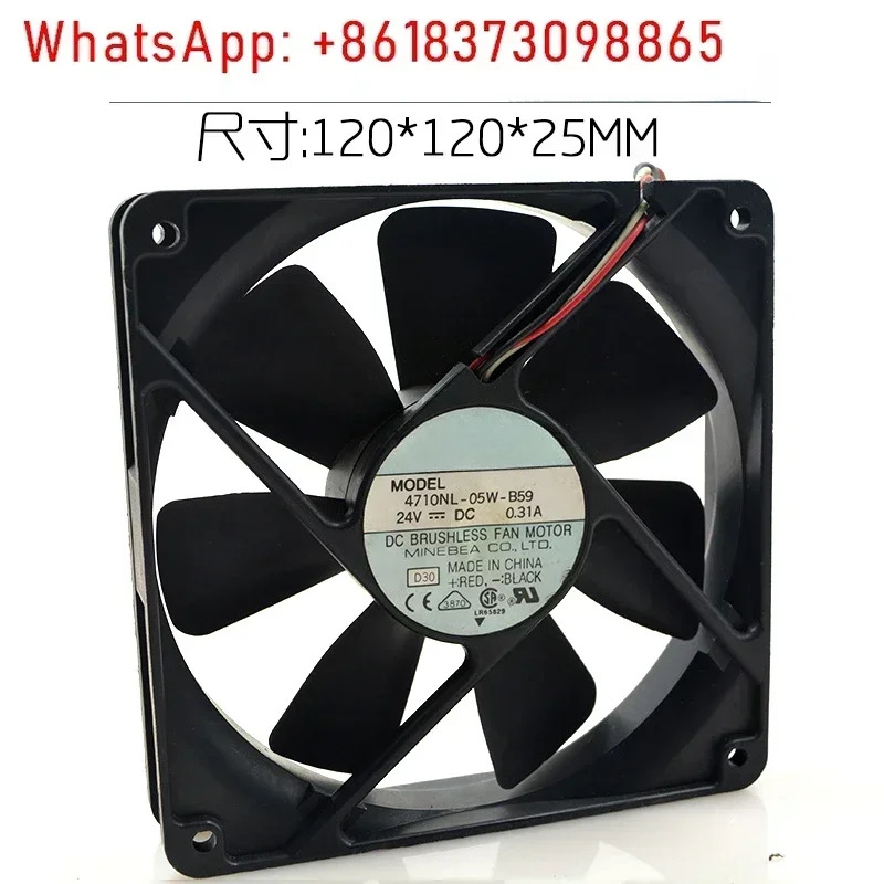 4710NL-05W-B59 24V 0.31A 112CM 인버터 듀얼 볼 팬