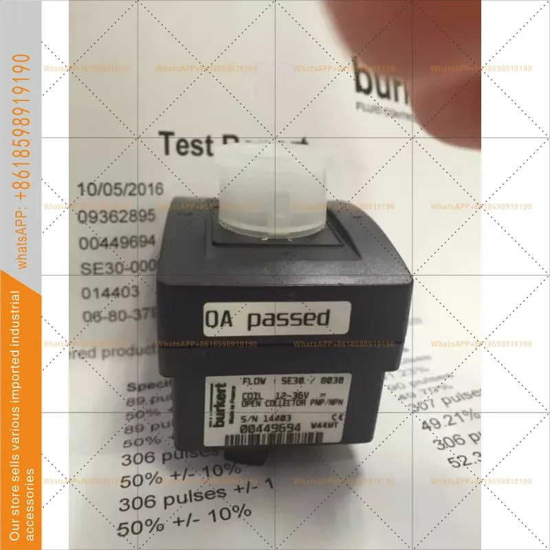 버커트 유량계 SE30/8030-12-36 V 보데 임펠러 센서 00423914 00423913