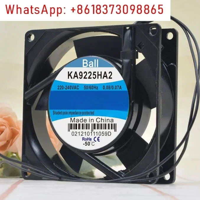 KA9225HA2 9025 220V 0.08/0 볼 냉각팬