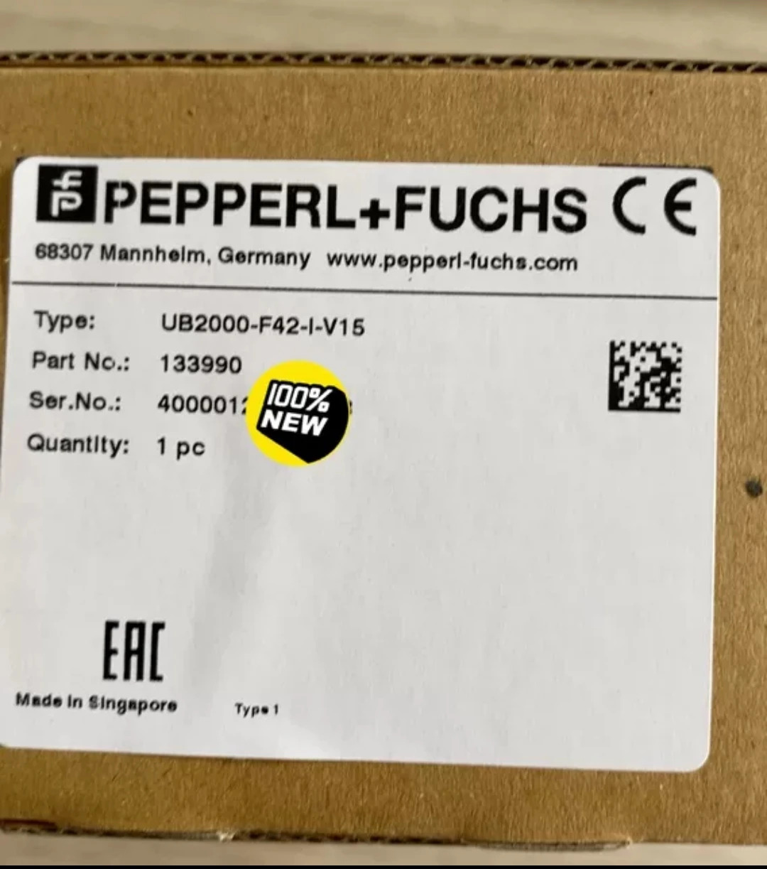 페펠FUCHS 초음파 센서 UB250-F77-E2-V31 UB2000-F42-I-V15 UC4000-30GM호환-IUR2-V15 UC250-F77-EP-IO-V31 UC800-F