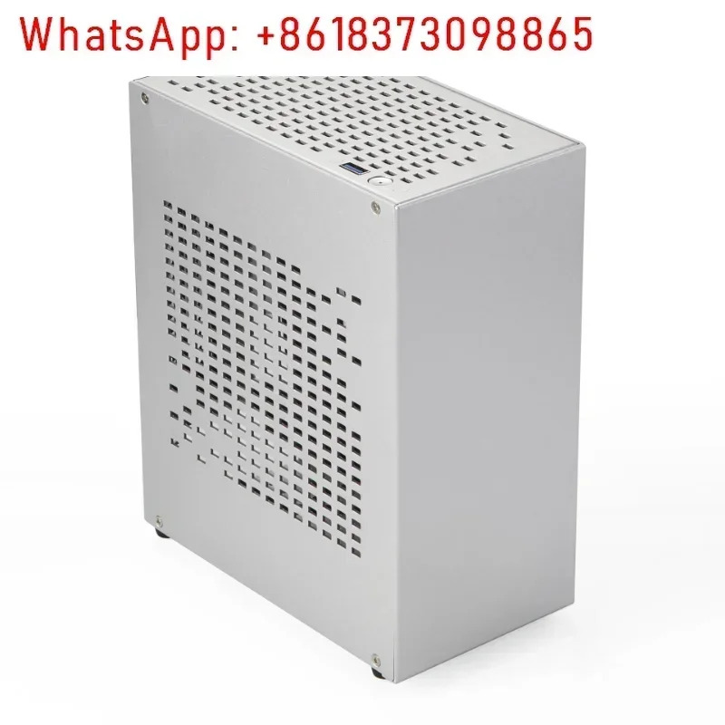Starsky A07 데스크탑 MINI ITX 독립 그래픽 카드 알루미늄 케이스는 소형 1U 전원공급장치를 지원