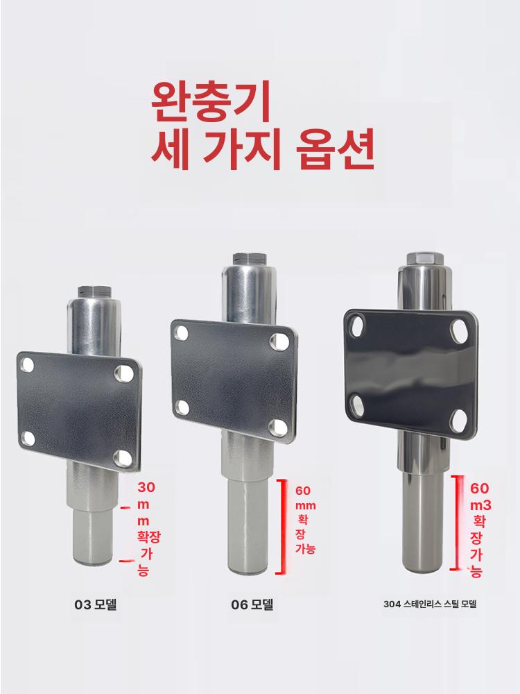 대문용 저소음 스프링 바퀴 쇼바 캐스터 충격 흡수 철문용 - 상세 이미지 4