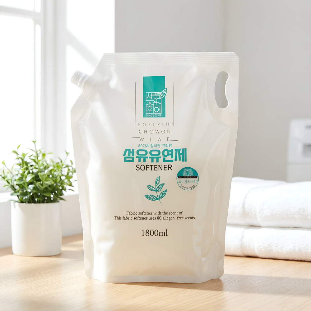 80가지 알러지프리 리필 일반드럼(클라우드향) 1800ml 섬유유연제 - 상품 이미지