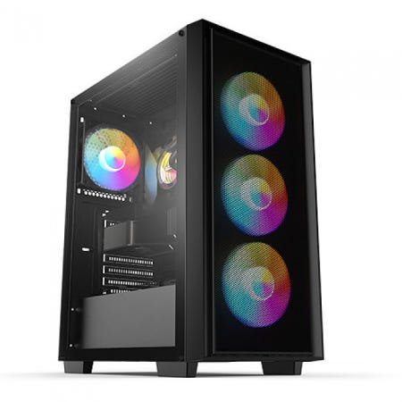 DAVEN D4 MESH 블랙 미들타워 PC케이스