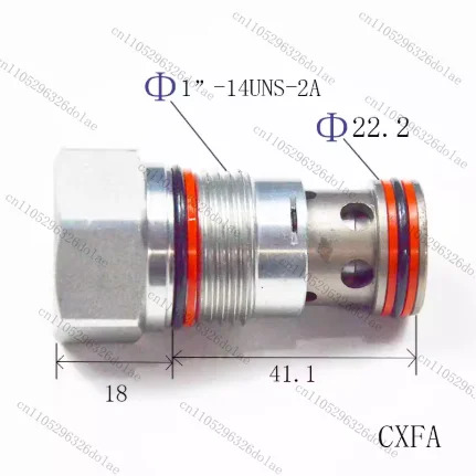 1개 SUN 타입 유압 나사형 카트리지 체크밸브 CXDA/CXFA/CXHA 압력 유지 액세서리