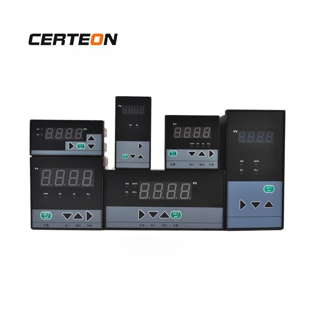 지능형 디지털 온도 압력 컨트롤러 4-20mA PT100 PID RS485 단일 루프 측정 제어 장비