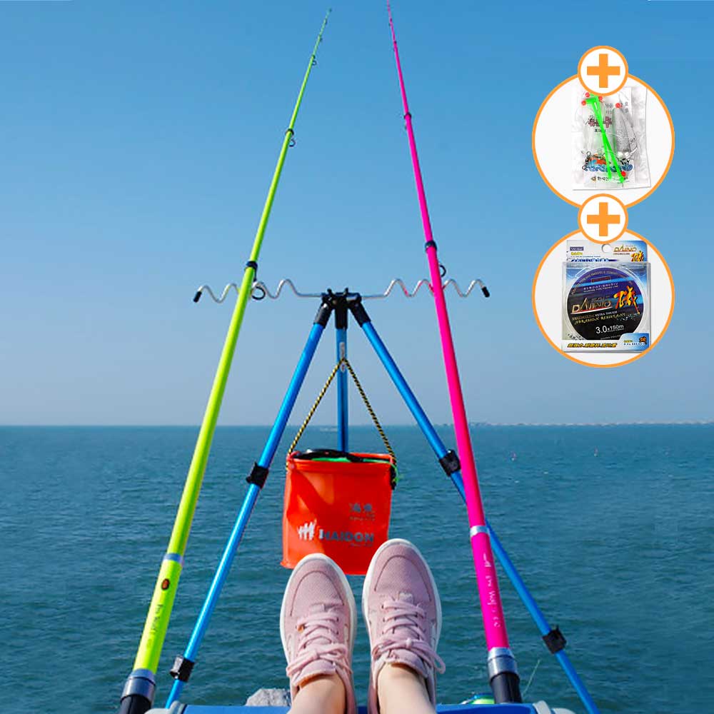 바다 원투낚시대 세트 해동 프로울프2 450 초보용 릴세트 방파제 서프 ... 운동러 솔직 후기 | 실사용 리뷰 - 대표 이미지