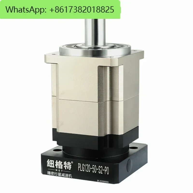 1KW2KW3KW 서보모터 고정밀 헬리컬 유성 감속기 PLG120을 장착하고 있습니다.