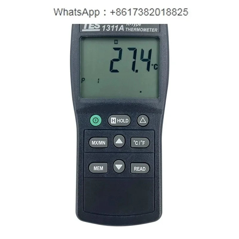TES1311A 접촉 온도 측정기 디지털 온도계 K형 열전대 측정 1312A