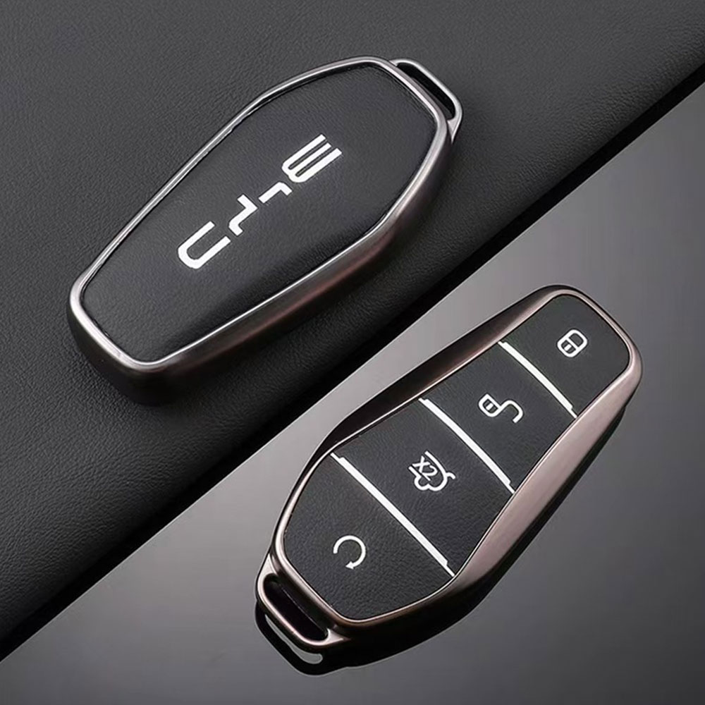 레더 BYD 전용 씨라이언7 차키케이스 키홀더 키링 포함 BYD, SL-01, 어반브라운 - 상세 이미지 5
