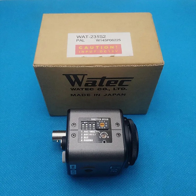 WAT-231S2 DC12V 컬러 산업카메라 PAL 표준 BNC 입력