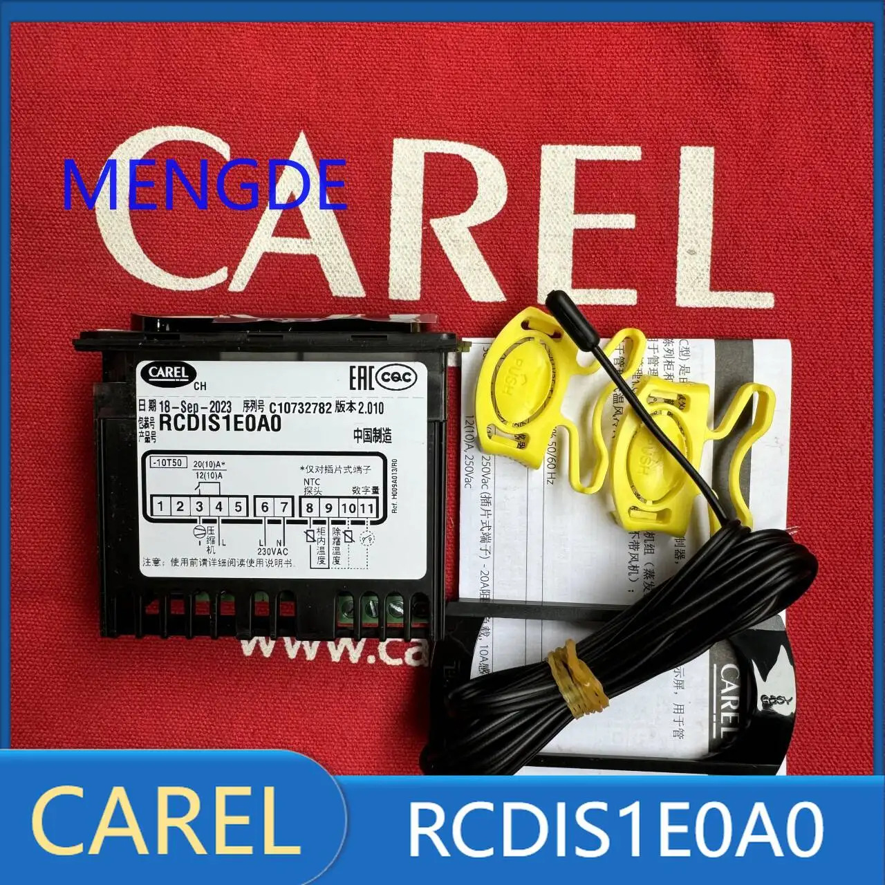 CAREL RCDIS1E0A0 온도 컨트롤러 조절기센서 새 원본