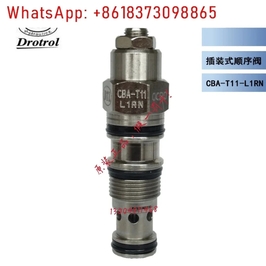 DTL 카트리지 카운터밸런스 밸브 CBA-T11-L1RV/RN CBA-T02-L1RN CB11A3 T17