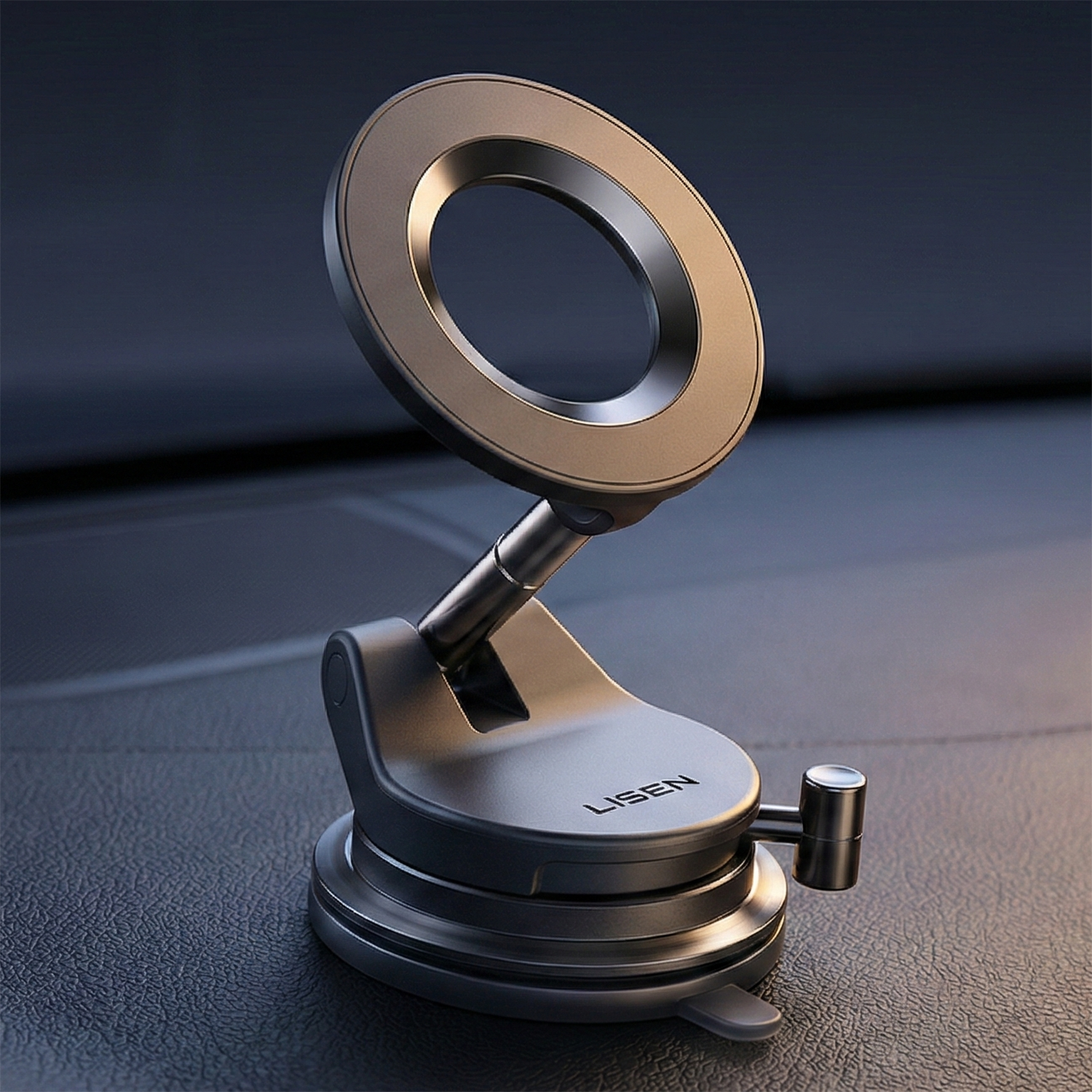 리센 차량용 진공 흡착 핸드폰 맥세이프 거치대 대쉬보드 이지스냅 제품 이미지