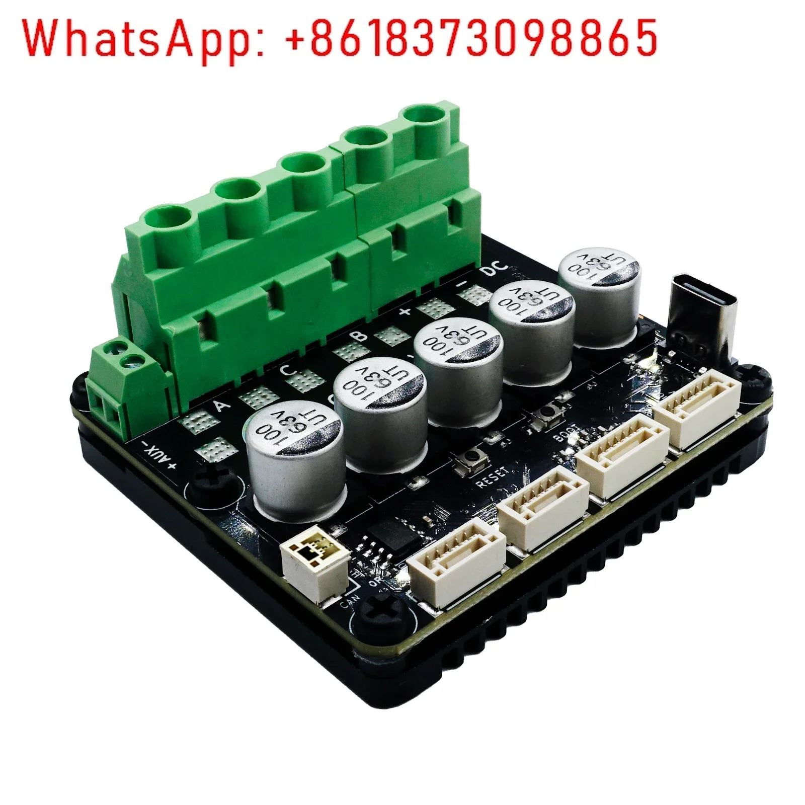 ODrive3.6 기반 V4.2 단일 드라이브 고전류 브러시리스 서보모터 컨트롤러