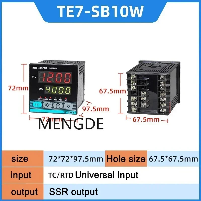 TOKY TE7 TE7-RB10W TE7-SB10W TE7-RC10W TE7-SC10W TE7-RC18W TE7-SC18W TE7-DC10W TE7-DC18W PID 220V 온