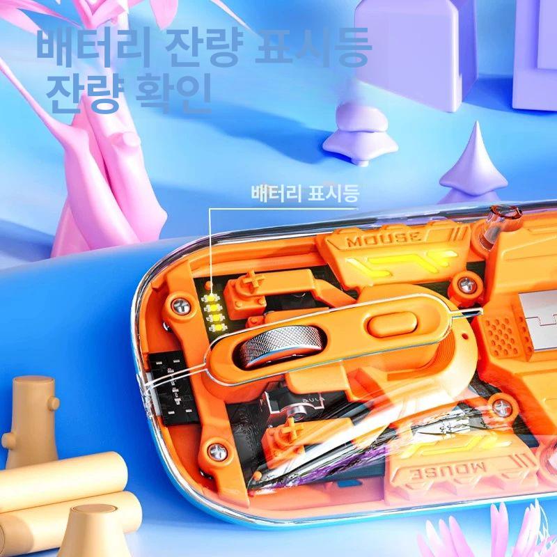독거미 타란튤라 AM210 무선 투명 마우스 초경량 블루투스 듀얼모드 - 상세 이미지 4