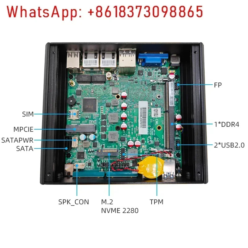 i5 8265U/i3 10110U/i5 10210U/i7 10510U 미니 컴퓨터 호스트 듀얼 2.5G 네트워크 포트