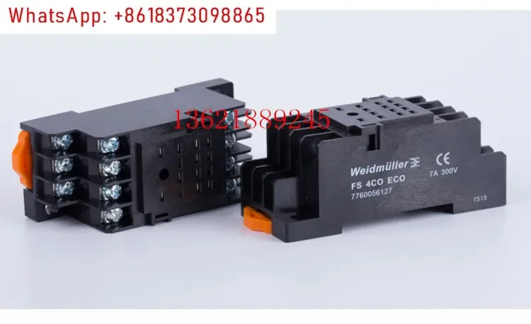 20Pcs Weidmulle 릴레이 베이스 FS 4CO ECO