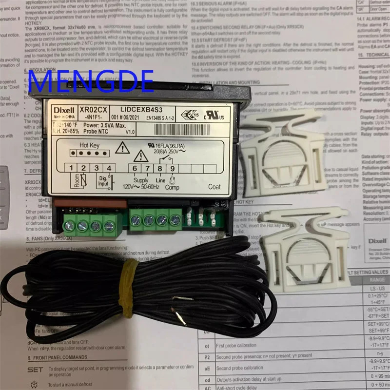 Dixell XR02CX-4N1F1 XR02CX 120V 온도 컨트롤러 프로브센서 새 원본