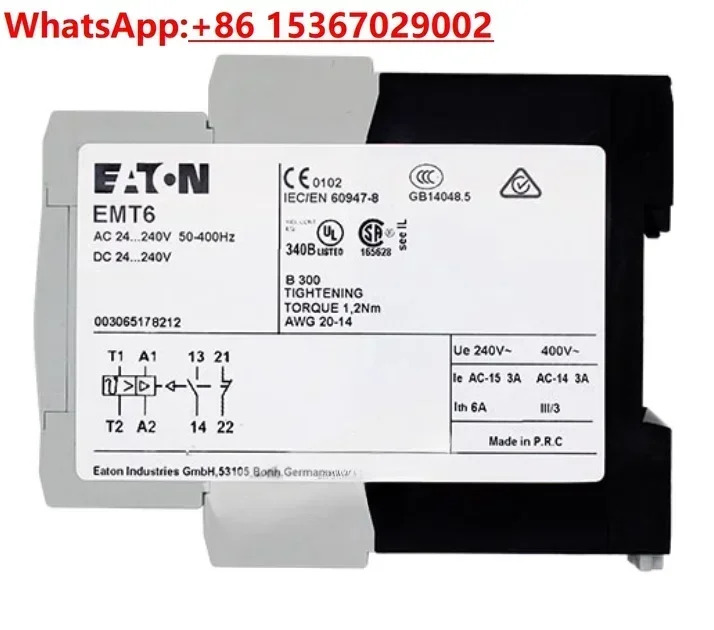 기계 보호 EMT6 24-240V 서미스터 과부하 계전기