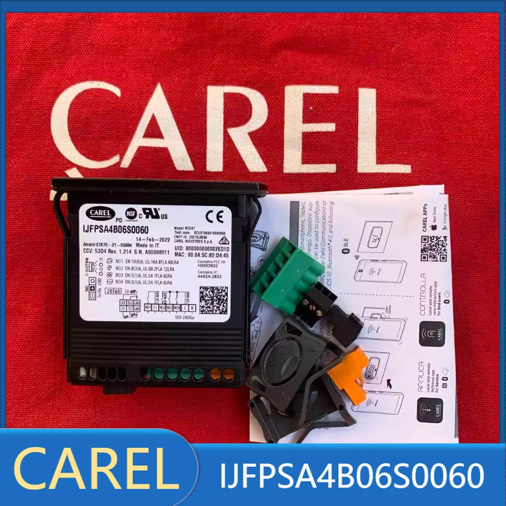 CAREL IJFPSA4B06S0060 센서가 포함된 온도 조절기 새