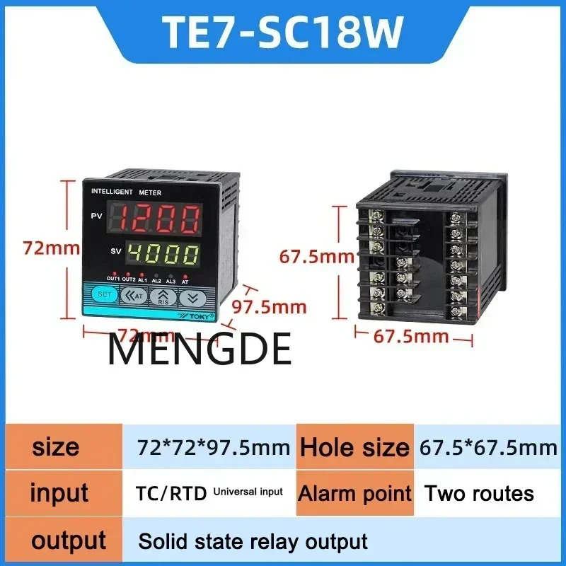 TOKY TE7 TE7-RB10W TE7-SB10W TE7-RC10W TE7-SC10W TE7-RC18W TE7-SC18W TE7-DC10W TE7-DC18W PID 220V 온