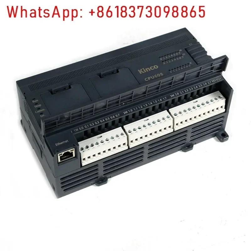 Kinco K6 시리즈 PLC K608-40AT K608-40DT 24DI 16DO 프로그래밍 컨트롤러2xRS485 이더넷 포트 포함