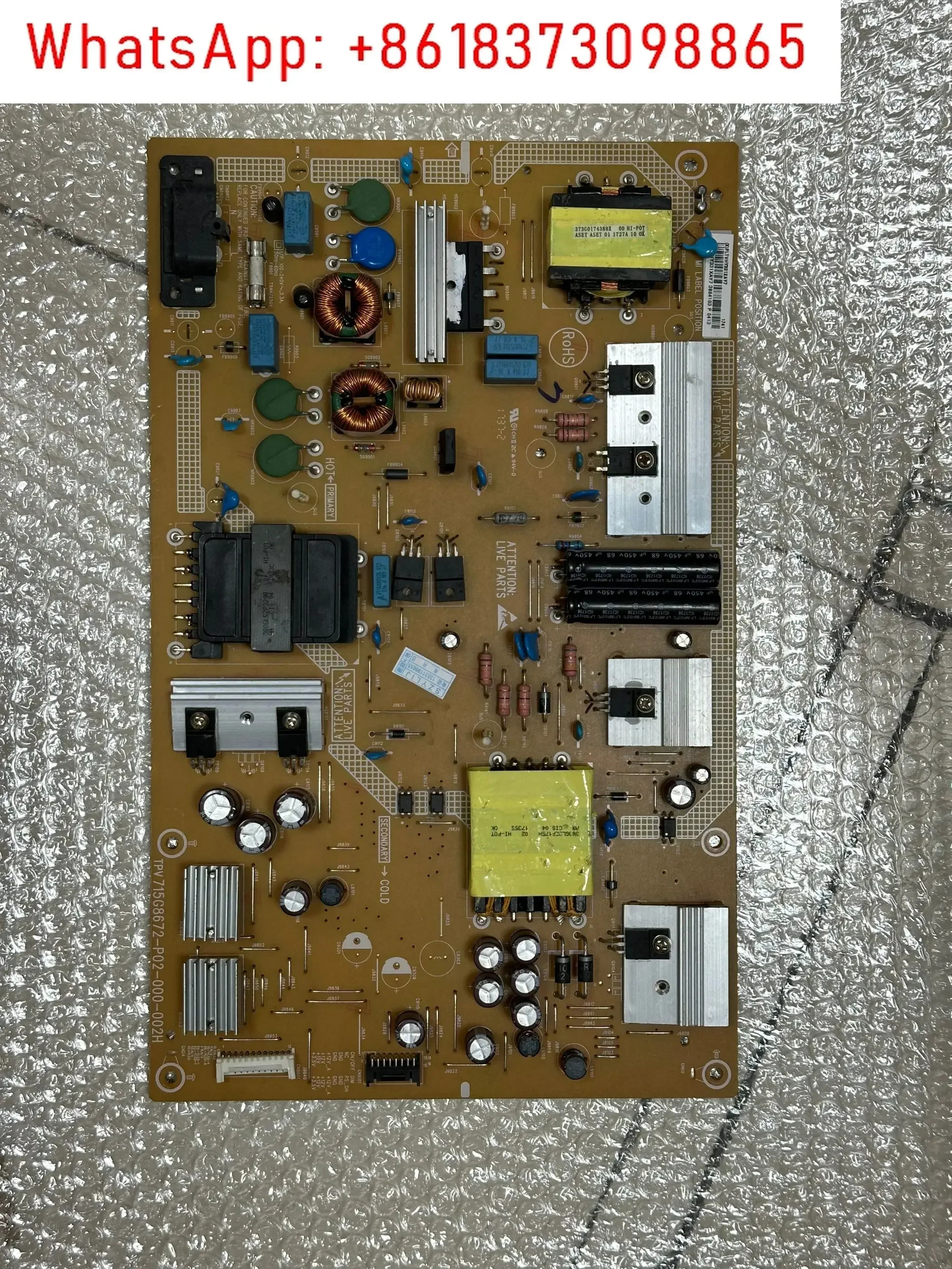 50PUF6102/T3 LCD TV 전원 보드 715G8672-P02-000-002H